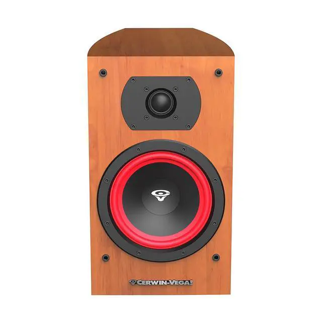 Alt view image 3 of 4 - Home Audio LA165 6.5" 2-Way Bookshelf Speakers (Cognac)