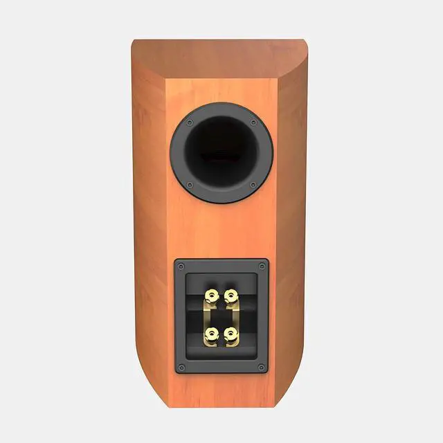 Alt view image 4 of 4 - Home Audio LA165 6.5" 2-Way Bookshelf Speakers (Cognac)