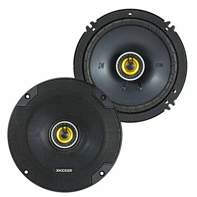 Alt view image 2 of 4 - 46CSC654 CS Series 6.5 Inches Coaxial Speakers 2 Pairs (4 Speakers), 2-Way Car Audio Upgrade, 300W Peak Power, EVC Technology, Polypropylene Cone, Zero-Protrusion Tweeters