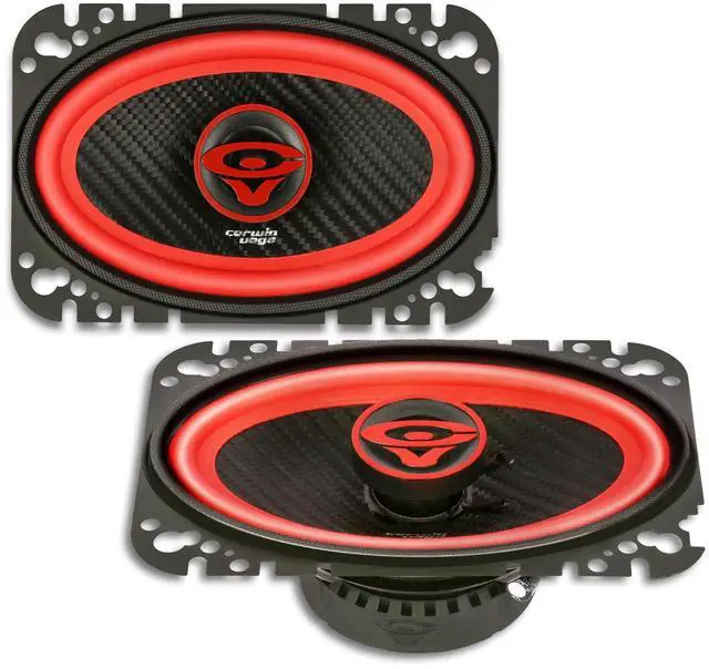 Main image of V46 4"× 6" VEGA 2-Way 180 Watts 4 Ohm Coaxial Full Range Speakers(Pair)