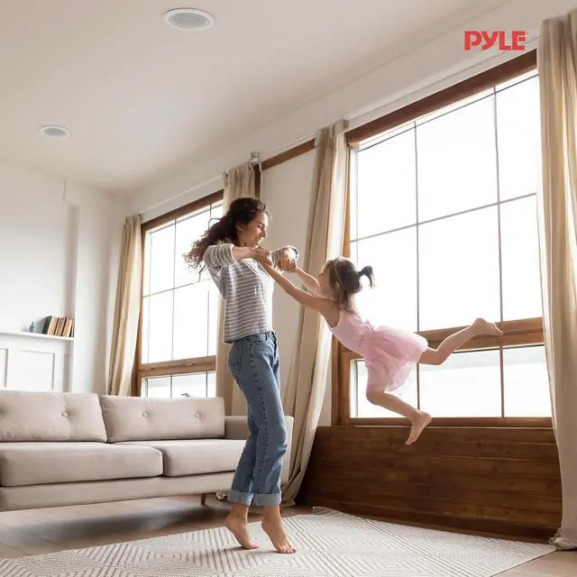 Alt view image 2 of 6 - PDIC61RD 6.5" 200W in-Ceiling/Wall Speaker System, 16 Pack 2-Way Flush Mount Home Audio Speakers, White