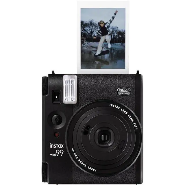 Alt view image 3 of 4 - Instax Mini 99 Instant Film Camera Bundle with Fuji Instax Mini Instant Film Value Pack (20 Sheets) + Cleaning Cloth, Perfect for Beginners, Experts, Kids and Adults
