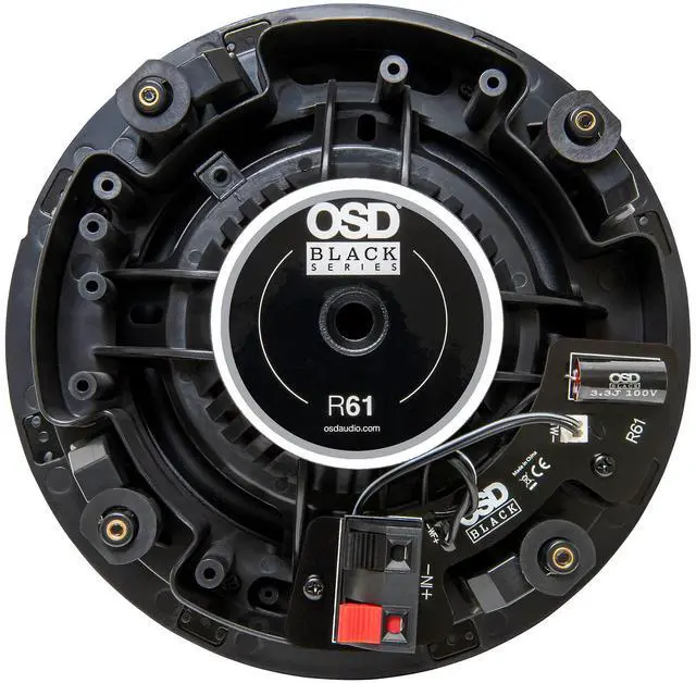 Alt view image 3 of 4 - 6.5" in-Ceiling Speaker w/Parachute Silk Soft Dome Tweeter, Pair - BK-R61