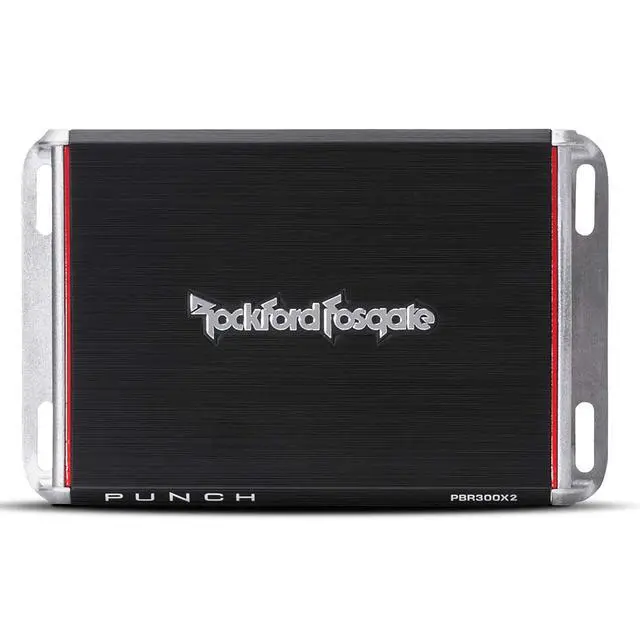 Main image of PBR300X2 Punch 300 Watt 2 Channel Boosted Rail Amplifier