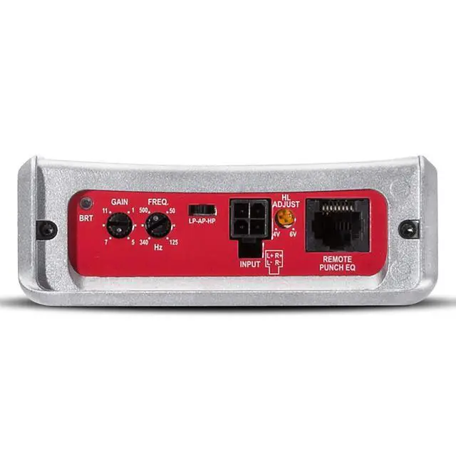 Alt view image 3 of 4 - PBR300X2 Punch 300 Watt 2 Channel Boosted Rail Amplifier