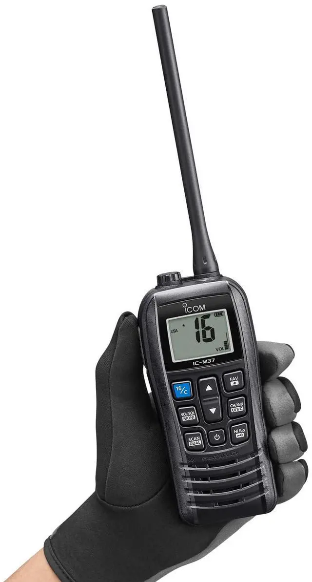 Alt view image 2 of 4 - IC-M37 31 USA VHF Marine Transceiver Radio with Float'n Flash, 6-Watt