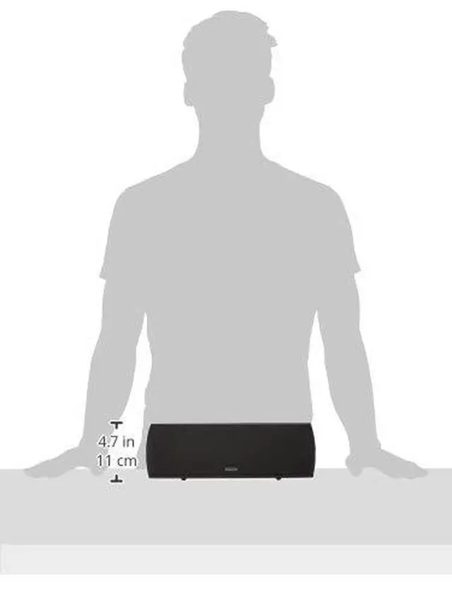 Alt view image 4 of 4 - ProCenter 1000 Compact Center Speaker (Black)