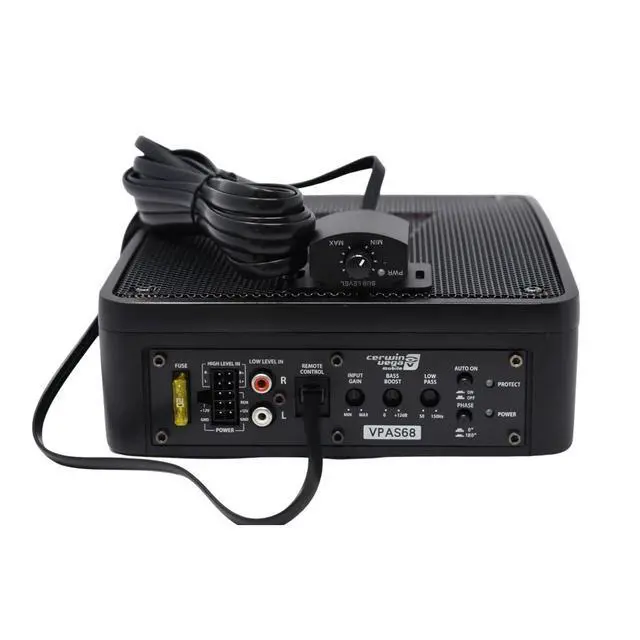 Alt view image 4 of 6 - Cerwin Vega VPAS68 8" 300 Watts Car Audio Underseat Subwoofer with Passive Radiator Technology