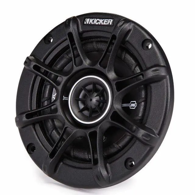 Alt view image 3 of 6 - White Mini Wake Tower Marine Enclosures Loaded 4" DSC Speakers