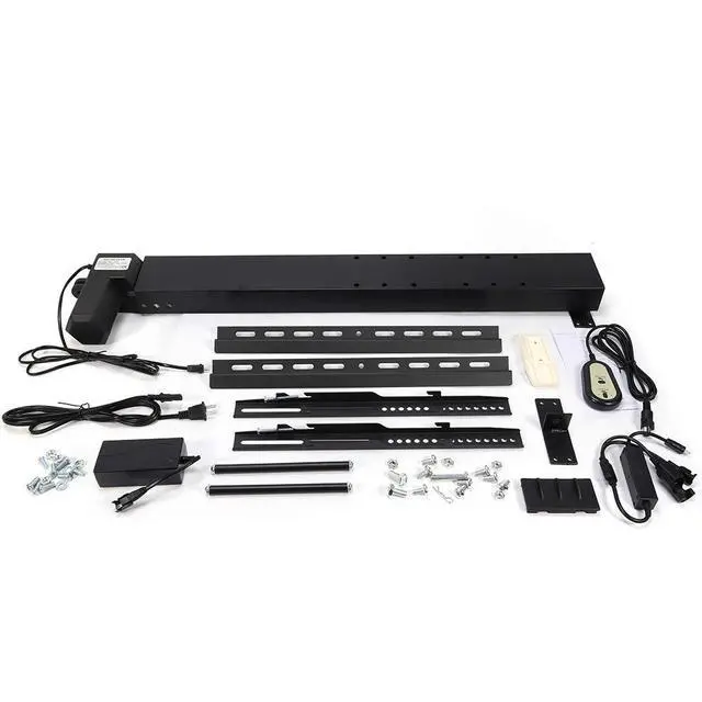 Alt view image 4 of 6 - Motorized TV Lift & Mount - Fits 26" to 57" TVs, Remote Control, Adjustable Height, 27.6" Stroke