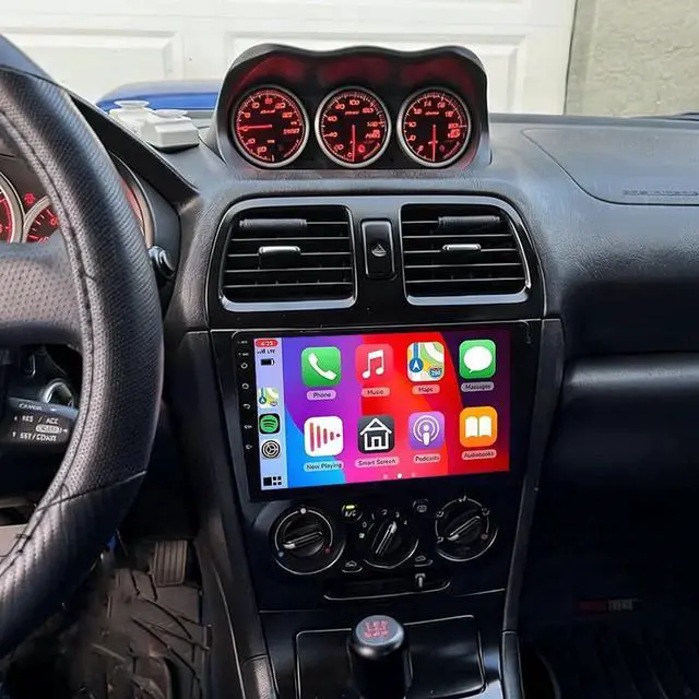 Main image of 2+64G Android 14 Double Din Car Stereo for Subaru Impreza 2002 2004 2005 2006 2007, 9" Touchscreen Car Radio with Wireless Carplay Android Auto Bluetooth GPS Navi WiFi FM RDS AHD Backup Camera