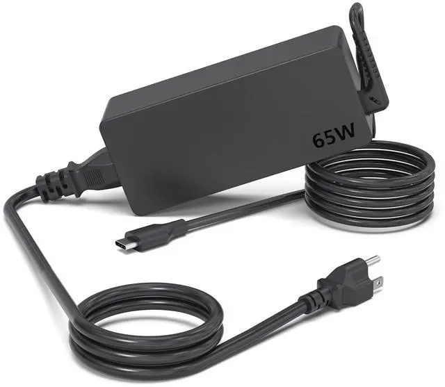 Main image of 20 Pack Laptop Charger 65W watt USB Type C AC Adapter Replacement for Hp Chromebook 14 13 X360 Spectre x360 Elite x2 EliteBook; Lenovo Yoga,Dell, ASUS,Acer Type C Power Supply Adapter with Cord