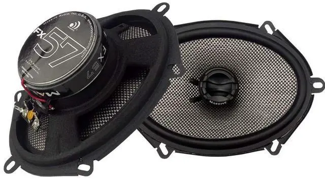 Main image of FX57 5x7 Coaxial Car Speakers | 180W Max Power, 8oz Magnet, 88dB Sensitivity Premium Sound Upgrade for Car Audio Systems