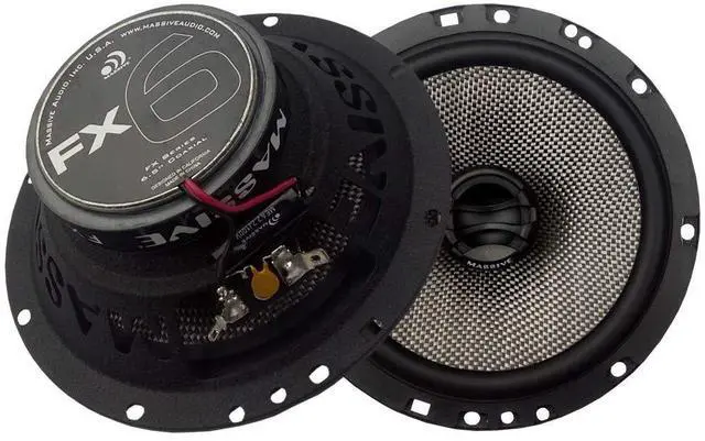 Main image of FX6 6.5" Coaxial Car Speakers | 200W Max Power, 10oz Magnet, 88dB Sensitivity High-Performance Sound Upgrade for Car Audio Systems