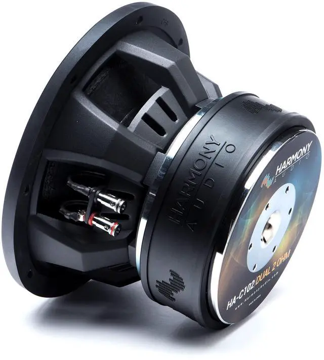 Alt view image 4 of 4 - HA-C102 Car Stereo Competition Carbon 10" Sub 2000W Dual 2 Ohm Subwoofer New