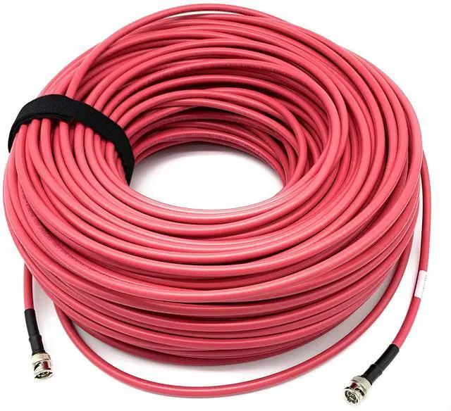 Main image of 3G/6G HD SDI BNC Cable- Belden 1694a RG6 - Red (300ft)