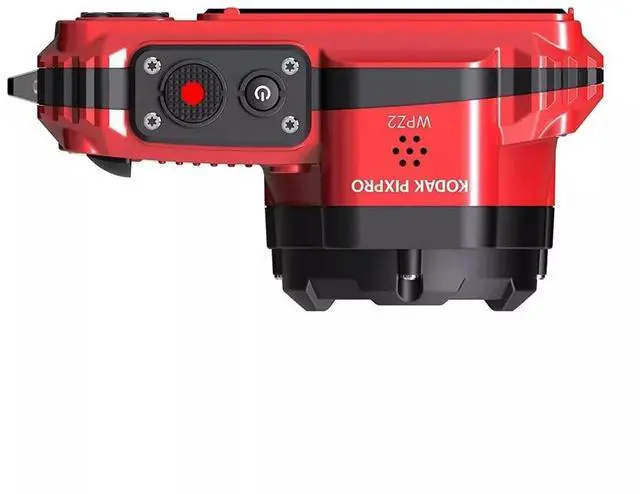 Alt view image 3 of 4 - PIXPRO WPZ2 Waterproof Digital Camera Bundle, Includes: SanDisk 64GB MicroSD Memory Card, Spare Battery and More (6 Items) (Red)