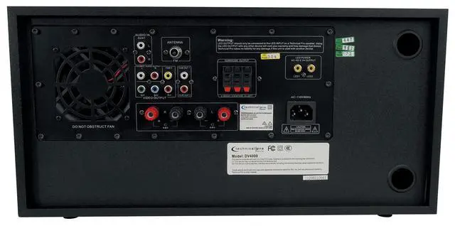 Alt view image 3 of 5 - Professional 4000w Receiver/Amplifier/DVD Player Bluetooth/USB/FM