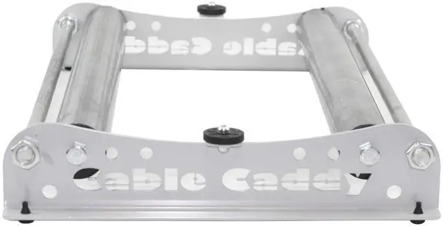 Alt view image 2 of 6 - Cable Dispenser Cable Caddy 510 Heavy Duty for Cable Reels up to 20" width - SILVER (assembled in USA)