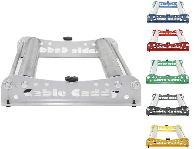 Alt view image 5 of 6 - Cable Dispenser Cable Caddy 510 Heavy Duty for Cable Reels up to 20" width - SILVER (assembled in USA)