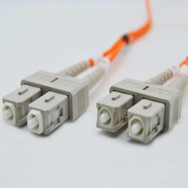 Main image of SC SC OM1 Indoor/Outdoor Fiber Optic Patch Cable 10Gb/40Gb/100Gb Corning Glass | 95.0m (311.7ft) | Water & UV-Resistant for Data Centers, Outdoor Conduit, Campus Links | Length: 0.5M-300M