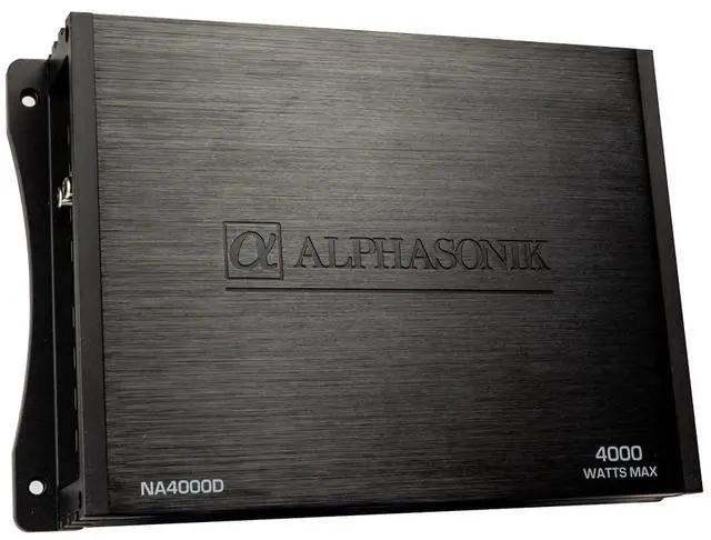 Alt view image 3 of 4 - NA4000D Neuron Series 4000 Watts Max Monoblock Car Amp with 4-Way Protection Circuitry Class-D Amplifier Low & High Level Inputs (Remote Bass Knob Included)