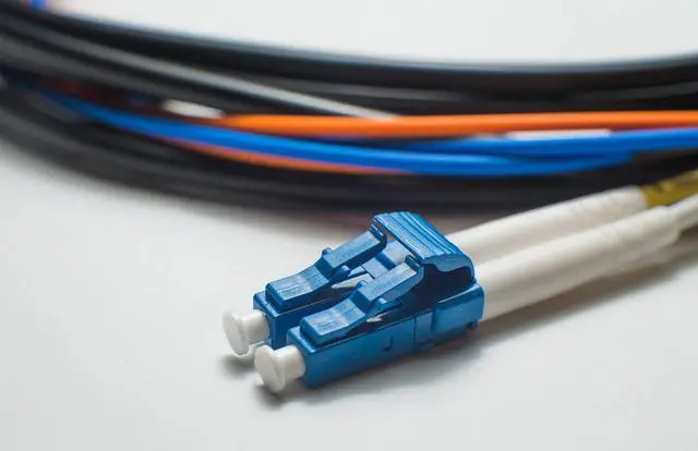 Alt view image 3 of 4 - 40M OM4 LC LC Fiber Optic Cable | Indoor/Outdoor 100Gb Duplex 50/125 LC to LC Multimode Jumper 40 Meter (131.23ft) | 100gbps Black ofnr lc-lc mmf lommf | Length: 0.5M-300M