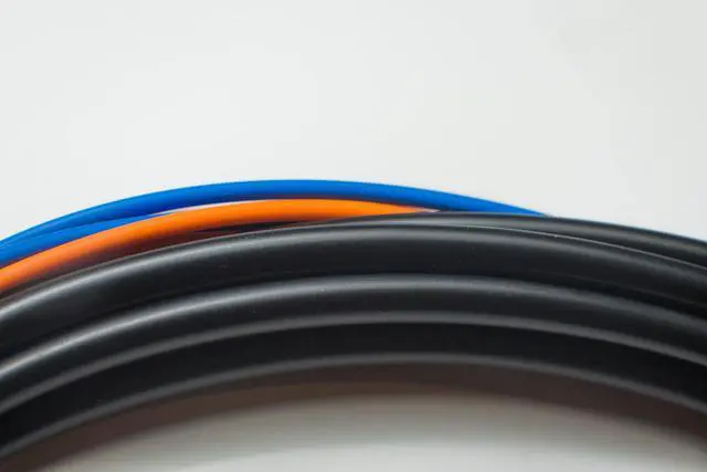 Alt view image 4 of 4 - 40M OM4 LC LC Fiber Optic Cable | Indoor/Outdoor 100Gb Duplex 50/125 LC to LC Multimode Jumper 40 Meter (131.23ft) | 100gbps Black ofnr lc-lc mmf lommf | Length: 0.5M-300M