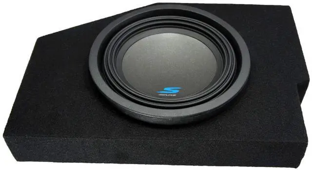 Main image of Compatible with 2002 2003 2004 2005 2006 2007 2008 2009 2010 2011 2012 2013 2014 2015 Dodge Ram Alpine S-W10D4 Type S Car Audio Subwoofer Single 10" Custom Sub