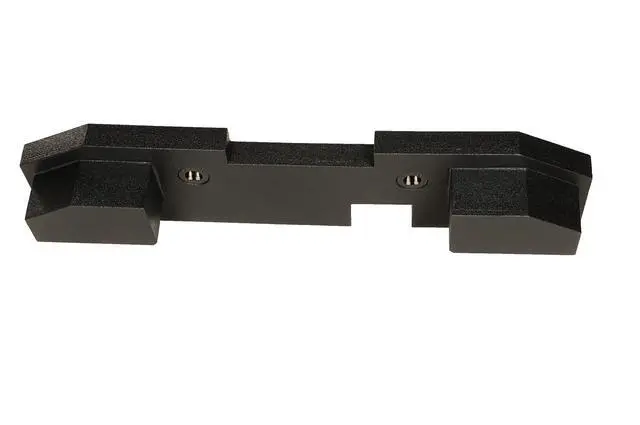 Alt view image 4 of 4 - REC9 Dual 12" Sealed Subwoofer Box 0.65 Cu Ft, Bedliner Finish, 5/8" MDF, Screw-in Platinum Terminals, for 02-17 Dodge Ram Quad Cab