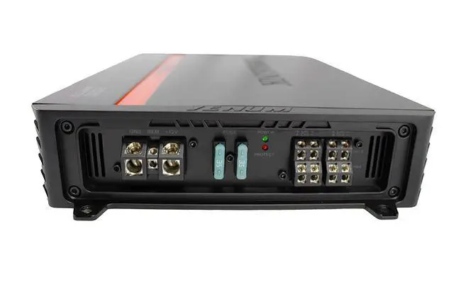Alt view image 4 of 4 - V1000.4 Venum Series 2000 Watts Max 4-Channel Car Amp with Power Plant Chip 4-Way Protection Circuitry Multi-Channel Bridgeable Class A/B with Low Level Outputs & Selectable Input Switch