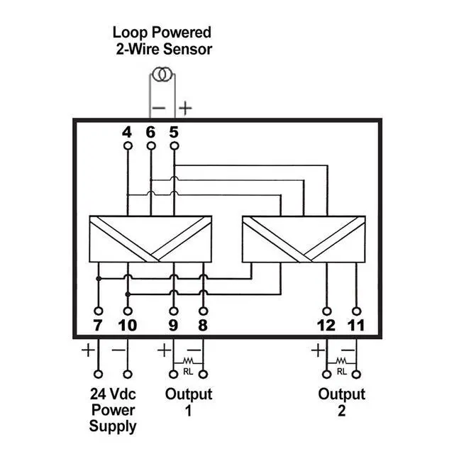 Alt view image 5 of 6 - ASI ASI451145 4-20mA Analog Signal Splitter, 3-Way Isolation