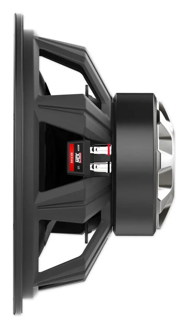 Alt view image 5 of 6 - 5512-44 12" 800 Watt Peak/400 Watt RMS DVC 4-ohm Car Audio Subwoofer Sub