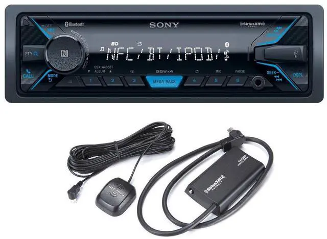 Main image of DSX-A405BT Receiver with Bluetooth and Sirius XM Tuner Bundle
