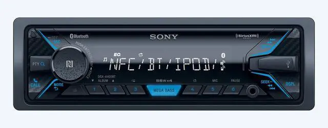 Alt view image 2 of 4 - DSX-A405BT Receiver with Bluetooth and Sirius XM Tuner Bundle