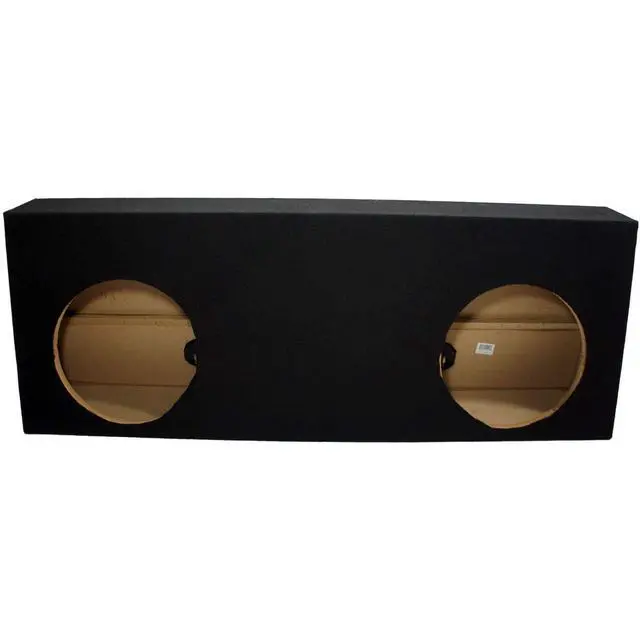 Alt view image 2 of 4 - Compatible with 2007-2013 Toyota Tundra Crew Max Truck Dual 12" Sub Box Subwoofer Enclosure