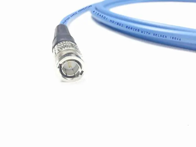 Alt view image 4 of 4 - 250 Foot Belden 1694A 3G/6G HD-SDI RG6 Cable (75 Ohm) with Canare BCP-B53 BNC connectors Blue # 104501-200