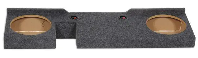 Alt view image 4 of 4 - REC37 Dual 12" Subwoofer Box Enclosure for 2004-2008 Ford F150 Extended Cab/SuperCrew, 5/8" MDF, Charcoal Carpet, Underseat Downfire Design