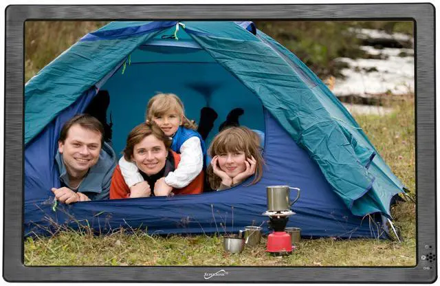 Main image of SC-2812 12-inch Portable LED TV, Digital TV Tuner, FM Radio, HDMI & USB Inputs - 1280x800 Resolution, Rechargeable Battery, AV Jacks, Remote Control, AC/DC Operation