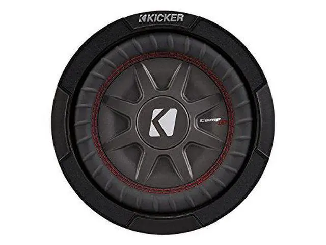 Alt view image 2 of 5 - 8" Dual 1200W CompRT 2 Ohm Shallow Slim Car Subwoofer (Pair) | 43CWRT82