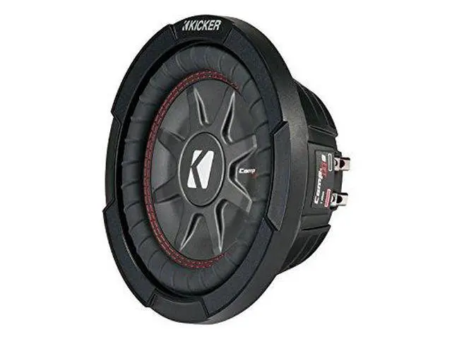 Alt view image 3 of 5 - 8" Dual 1200W CompRT 2 Ohm Shallow Slim Car Subwoofer (Pair) | 43CWRT82
