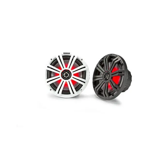 Alt view image 3 of 6 - 8 Inch KM-Series Marine Speaker Bundle KM84LCW with KMLC LED Remote