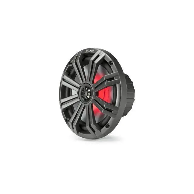 Alt view image 6 of 6 - 8 Inch KM-Series Marine Speaker Bundle KM84LCW with KMLC LED Remote