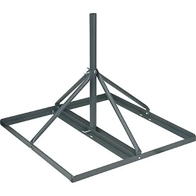 Alt view image 2 of 2 - FRM-125 Non-Penetrating Roof Mount (60-Inch long 1.25-Inch OD mast, Grey)