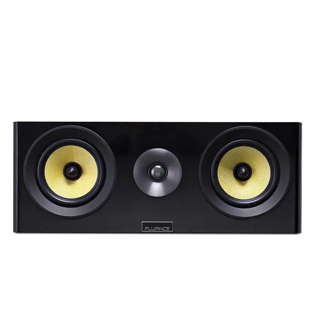 Alt view image 2 of 4 - Signature HiFi 2-Way Center Channel Speaker for Enhanced Dialogue and Vocals in Home Theater Surround Sound Systems - Natural Walnut (HFCW)
