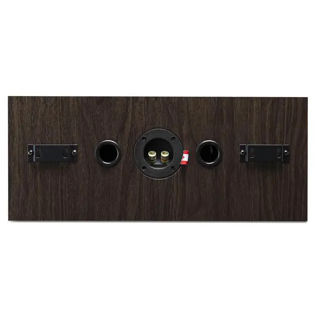 Alt view image 4 of 4 - Signature HiFi 2-Way Center Channel Speaker for Enhanced Dialogue and Vocals in Home Theater Surround Sound Systems - Natural Walnut (HFCW)