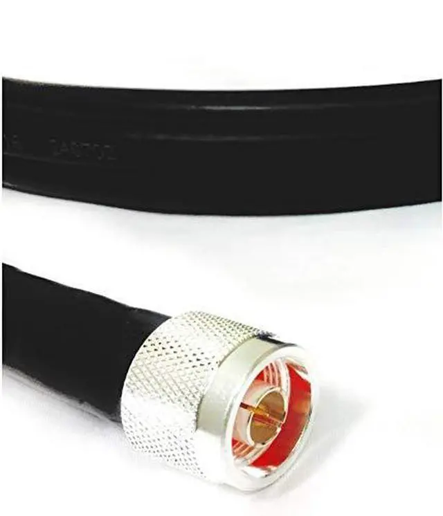 Alt view image 4 of 4 - 45 Foot N Male to N Male LMR400 Times Microwave 50 Ohm Coax Low Loss Antenna Cable for Ham Radio, WLAN, CB Radio and WiFi Antenna Feeders