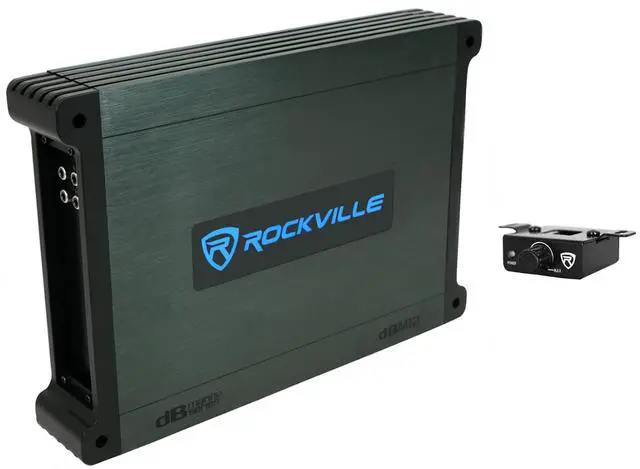 Alt view image 2 of 4 - DBM12 Bundle: 2000 Watt 2 Ohm Marine Mono Amplifier with Covers and Wired Bass Control, RMWK4 4 AWG Waterproof Marine Amp Installation Kit, 2-Items