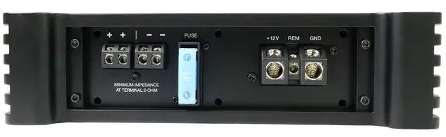 Alt view image 3 of 4 - DBM12 Bundle: 2000 Watt 2 Ohm Marine Mono Amplifier with Covers and Wired Bass Control, RMWK4 4 AWG Waterproof Marine Amp Installation Kit, 2-Items