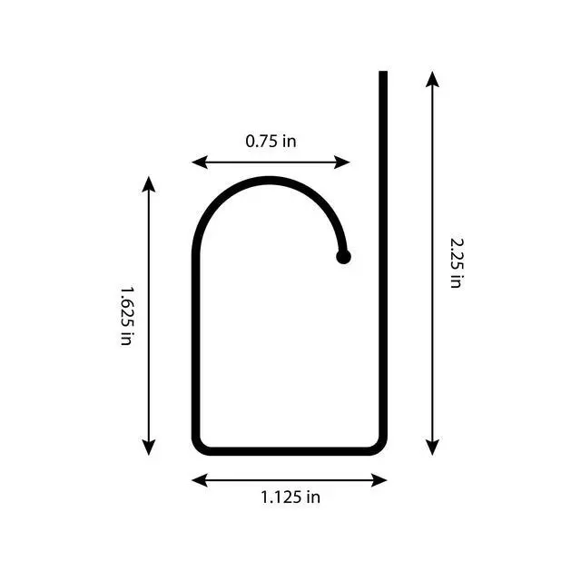 Alt view image 4 of 4 - Large Hook Channel Cable Raceway Desk Cord and Wire Organizer - 59 Inch (Case of 20) - Ivory
